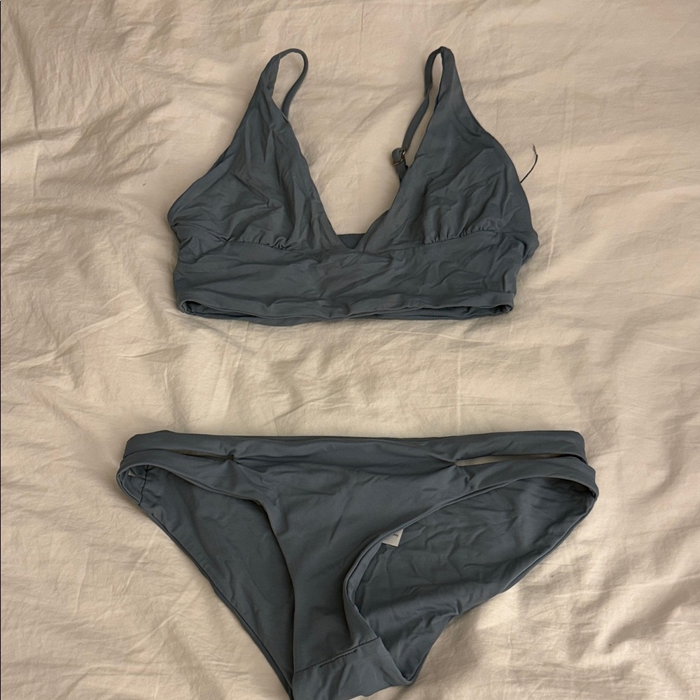 L*Space Gray/Blue  Bikini Set